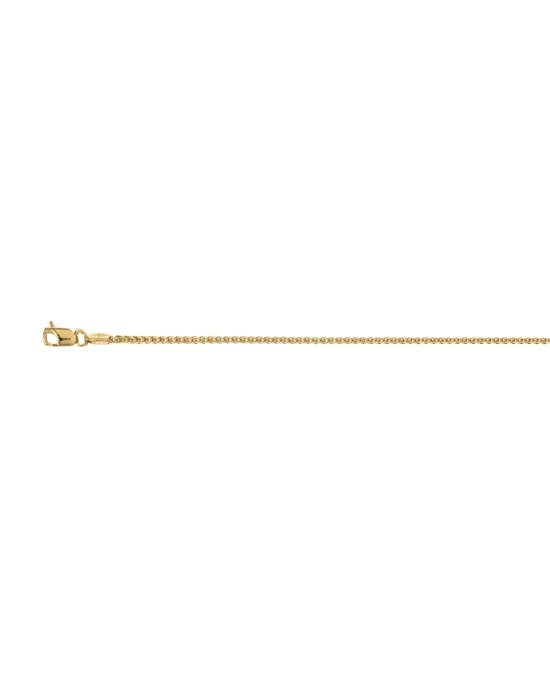 9CT Y/G D/C WHEAT 1.60mm/50cm